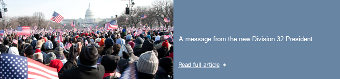 Society for Humanistic Psychology Newsletter: January 2009