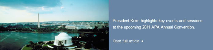 2011 APA Annual Convention