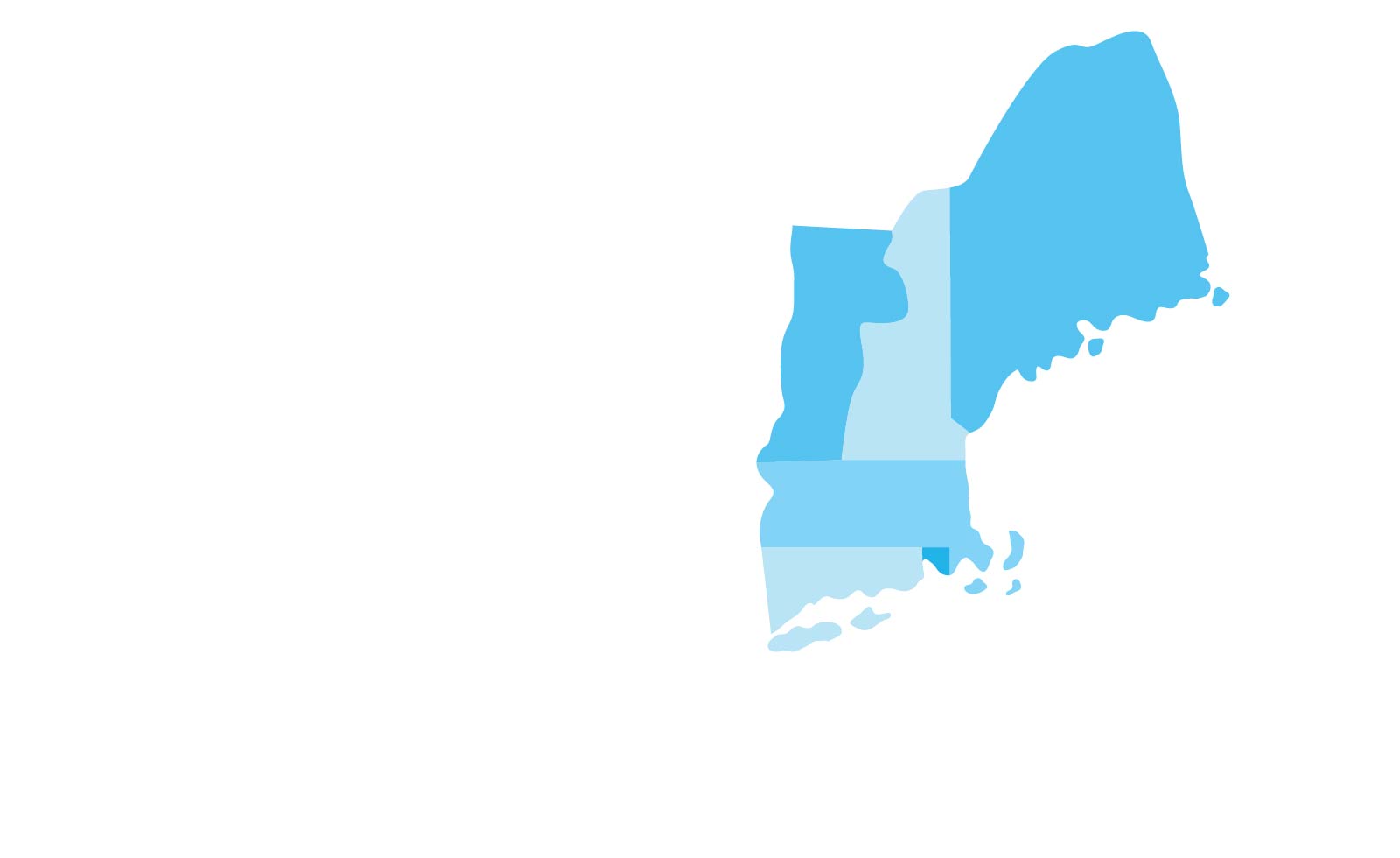 US Northeast New England states