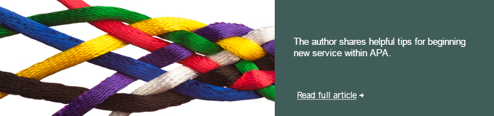Getting Involved in APA Governance: A Beginner's Guide 