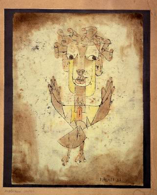 “Angelus Novus” Paul Klee, 1920 [CC BY-SA 3.0 (https://creativecommons.org/licenses/by-sa/3.0)], via Wikimedia Commons