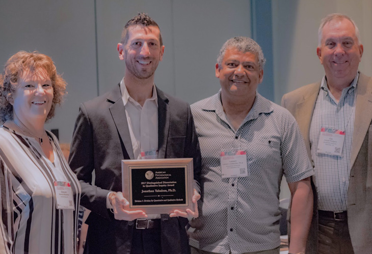 Jonathan Yahalom, PhD receiving award