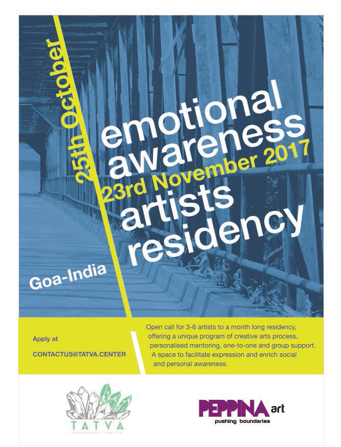 Artists residency poster