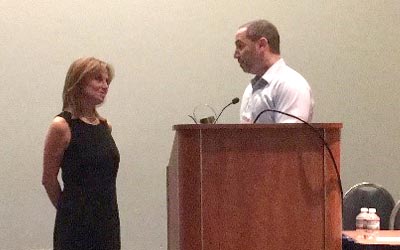 Donna Rockwell, PhD at a conference