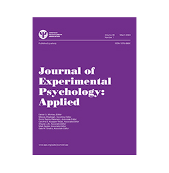 Journal of Experimental Psychology: Applied