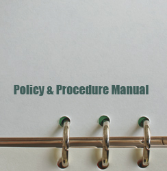 Policy and procedure manual
