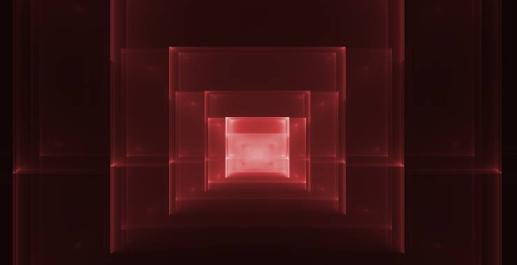 Abstract image of liminal space