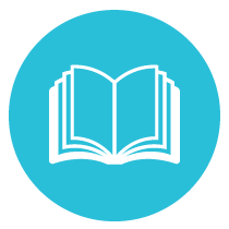 teal book icon