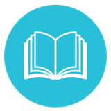 teal book icon