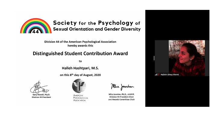 halleh-hashtpari award