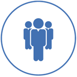 Icon representing teamwork