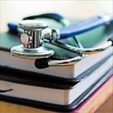 A book and stethoscope