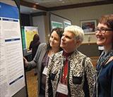 Members at poster session