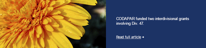 CODAPAR funded two interdivisional grants involving Div. 47. 