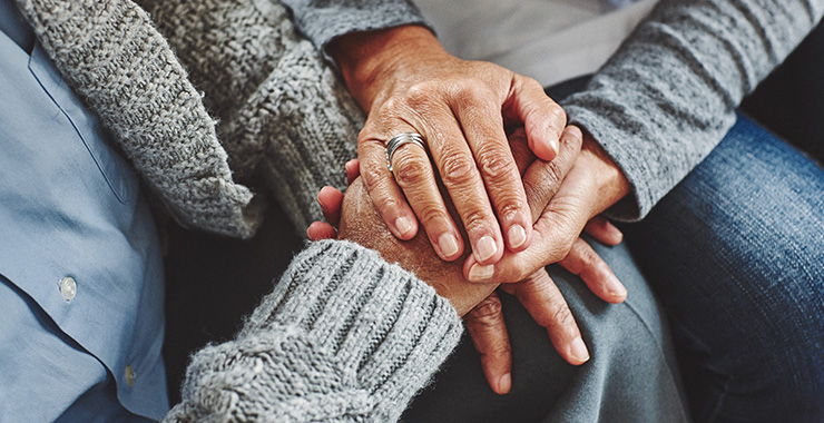 People holding hands