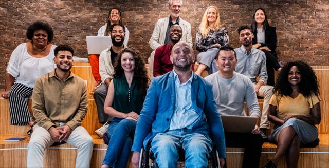 Group image representing diversity