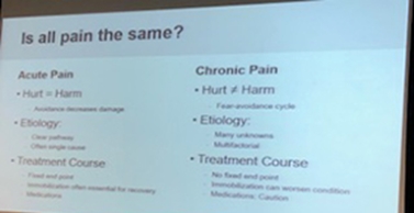Slides from the pain management session 