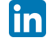 social media linked in icon