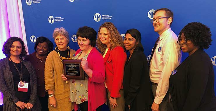 Outstanding Achievement by a Psychological Association Staff Member award winners