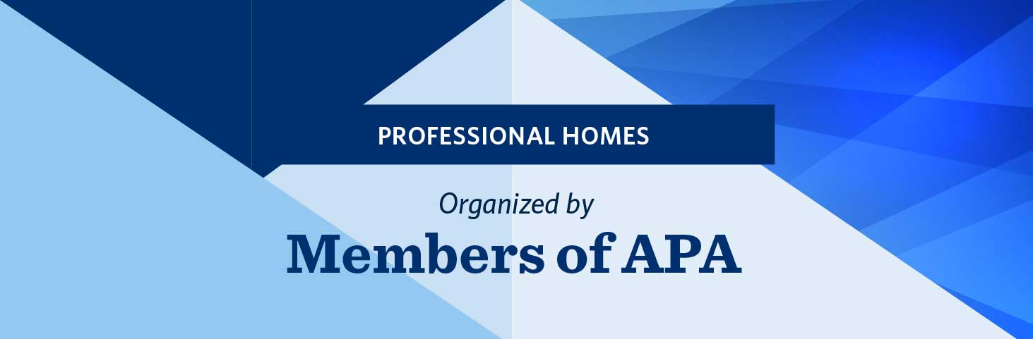 Professional Homes Organized By Members Of APA 